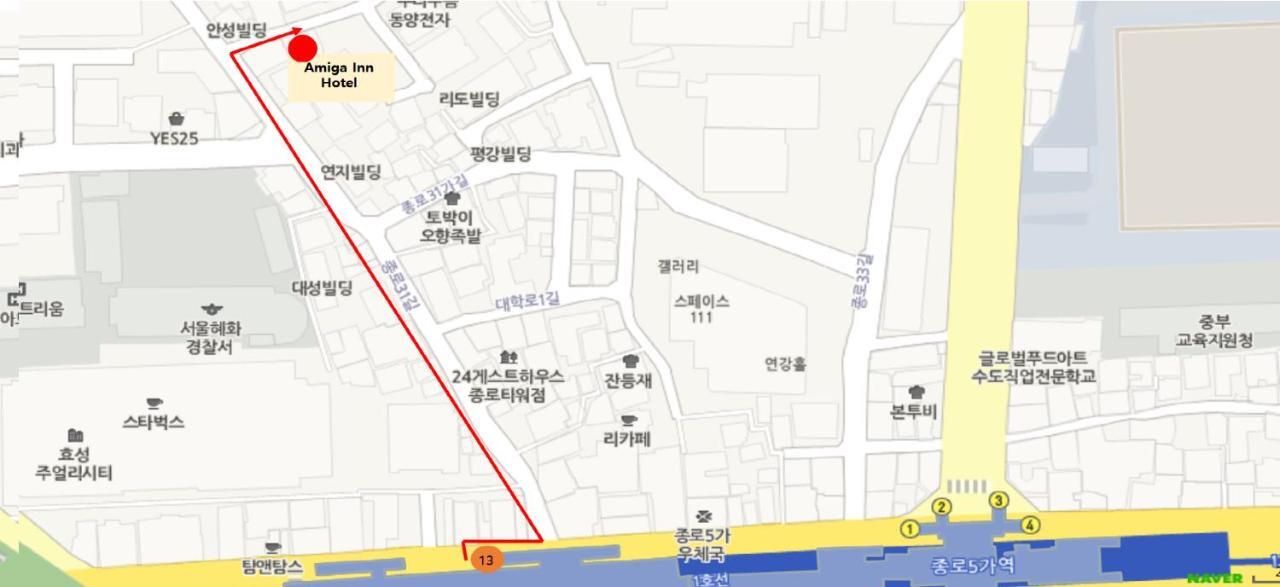 Amiga Inn Seoul Hotel Dış mekan fotoğraf